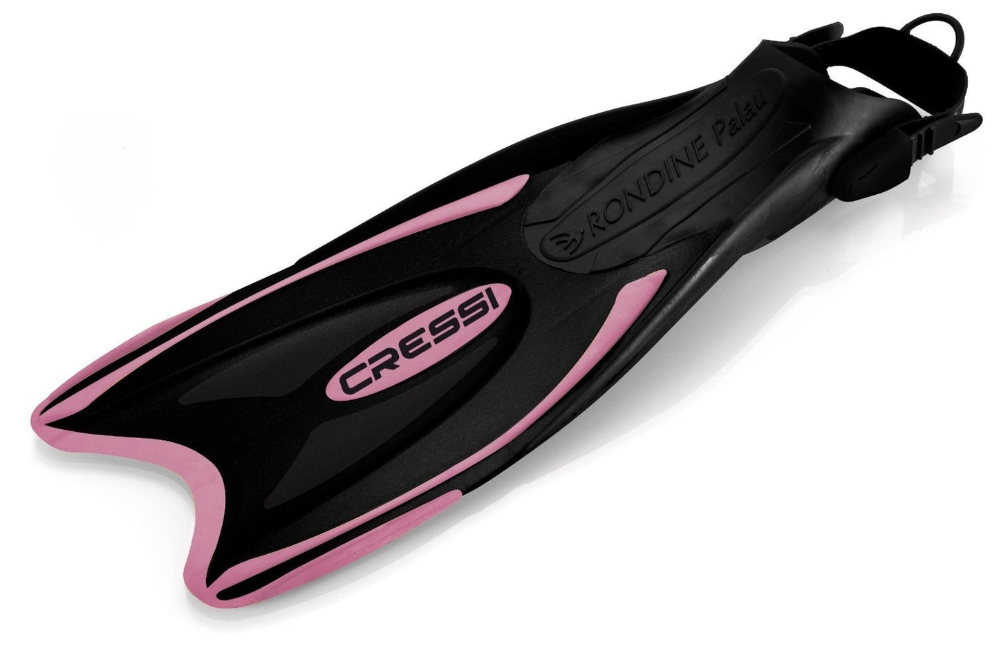 Cressi Palalu Dive Fins - Black/Pink - Front
