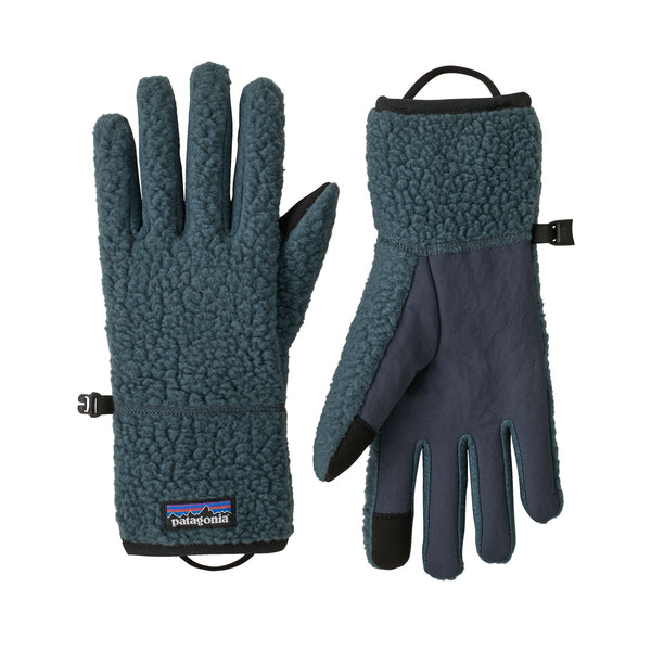 Patagonia Retro Pile Unisex Fleece Gloves - Summit Blue