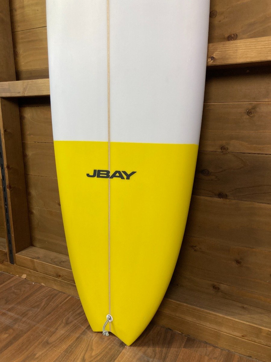 Rebel Hybrid Shortboard 6'4" Surfboard - Yellow Tail Dip