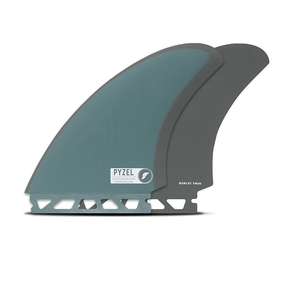 Futures Pyzel Bobcat Twin Fin - Blue/Grey