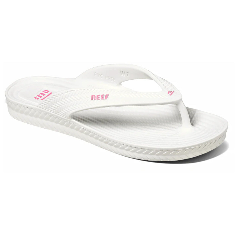 Reef Water Court Womens Flip Flops - White