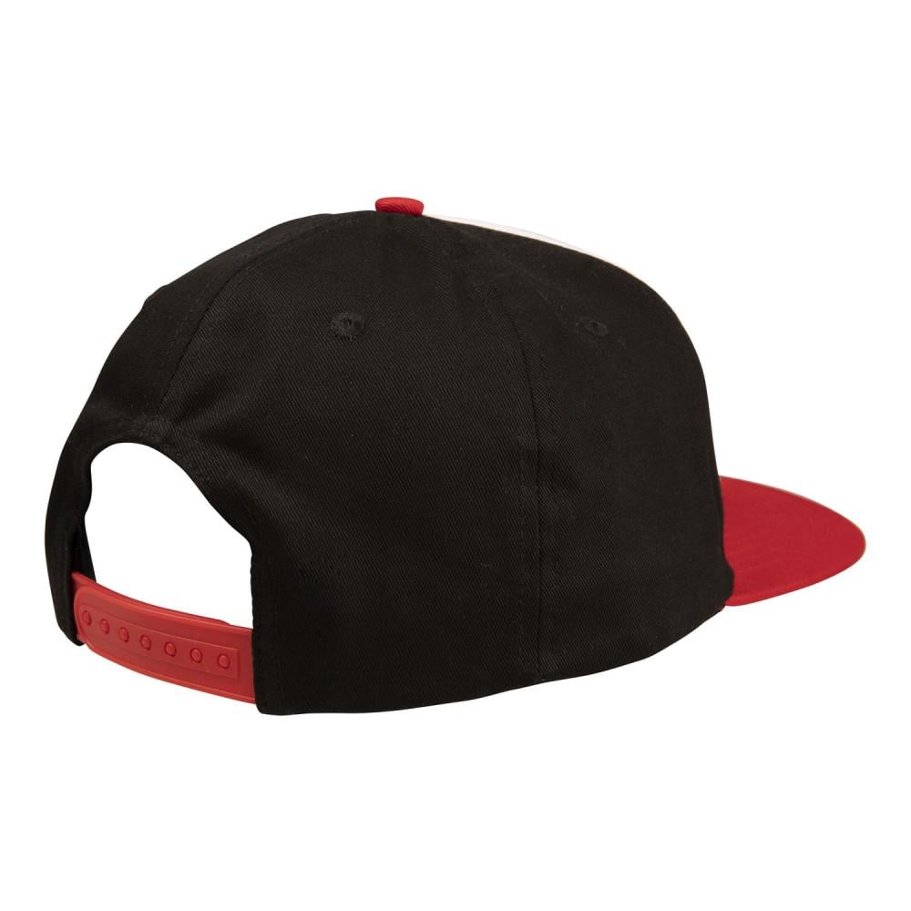 Santa Cruz Classic Dot Snapback Cap - White/Black/Red