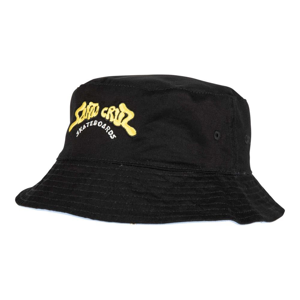 Santa Cruz Winkowski Surf Reversible Bucket Hat - Fresh Blue / Black