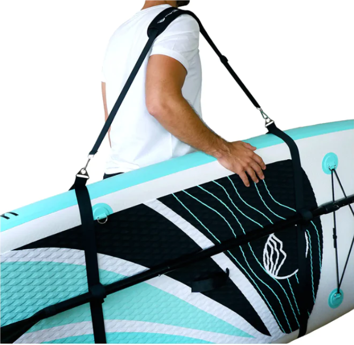 Surflogic SUP Carry Strap - Black- Full View
