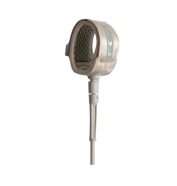 FCS All Round 6ft Essential Leash - Grey/Iceberg Green