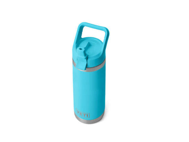 Yeti Rambler 18oz(769 ML) Bottle With Straw Cap - Reef Blue