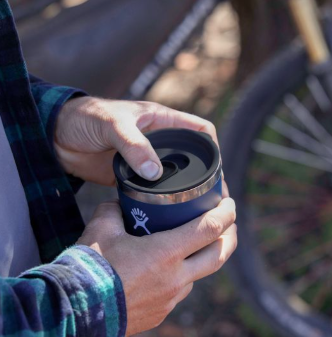 Hydro Flask Medium Closeable Press In Lid - Black