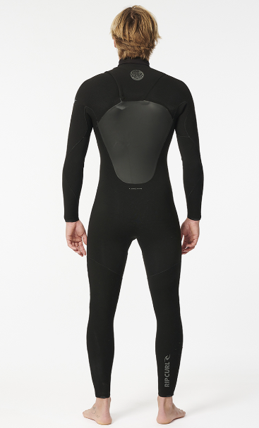 Rip Curl Flash Bomb 5/3mm Chest Zip Men's Winter Wetsuit 2024 - Black