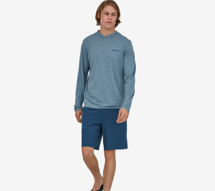 Patagonia Hydropeak Hybrid Men's 19" Walk Shorts - Tidepool Blue