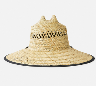 Rip Curl Logo Boys Straw Hat - Natural