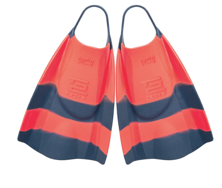 Hydro Tech 2 Soft Swimfins - Tang/Navy