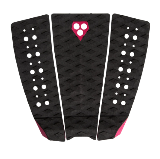 Gorilla Phat Three Traction Pad - Black/ Red Plum