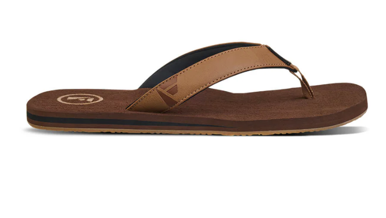 Foamlife Seales Earth Men's Flip-Flops - Earth Brown