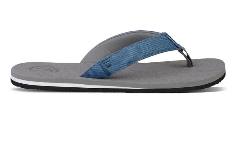 Foamlife Sully Men's Flip-Flops - Stone Grey