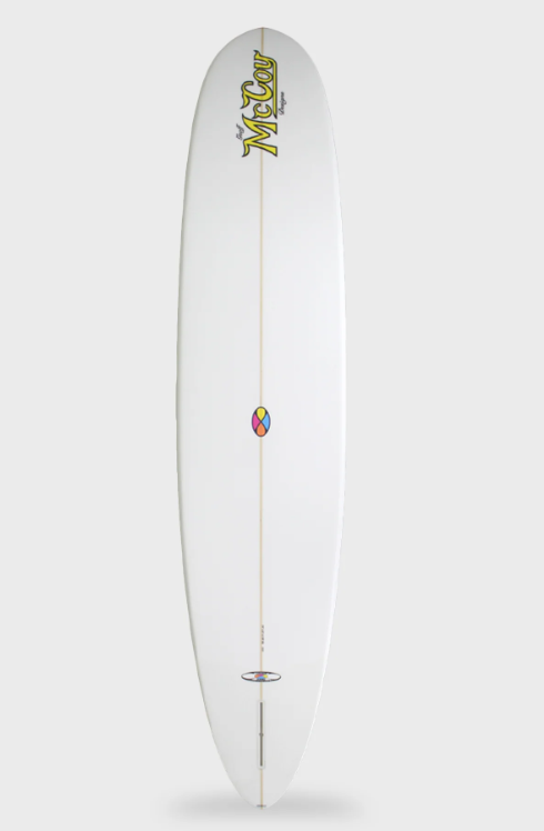 McCoy All Round Mal XF Longboard Surfboard - Clear Sanded