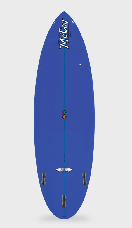 McCoy All Round Nugget Surfboard FCSII XF - Sunset Polish/Pink/Blue