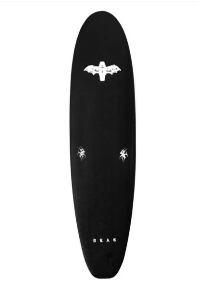Drag Coffin FCS Thruster 8FT Softboard - Black/White