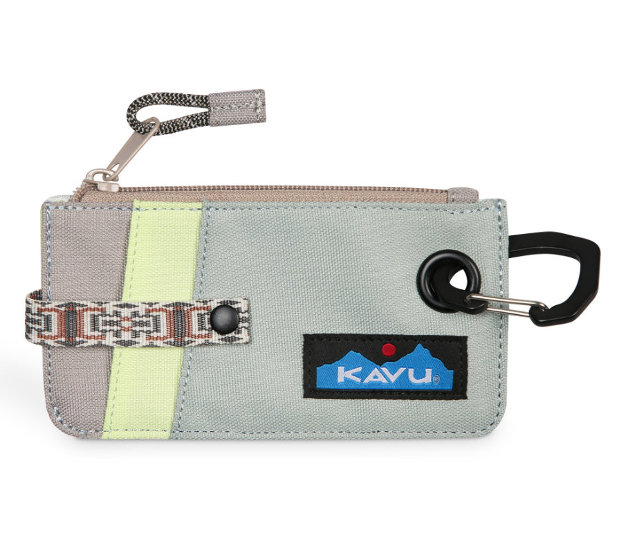 Kavu Clipper Card Case - Sage Terrace