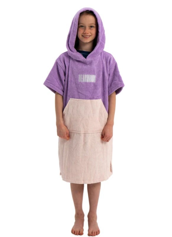 Beachbum Towel Kids Changing Robe - Malibu Sky
