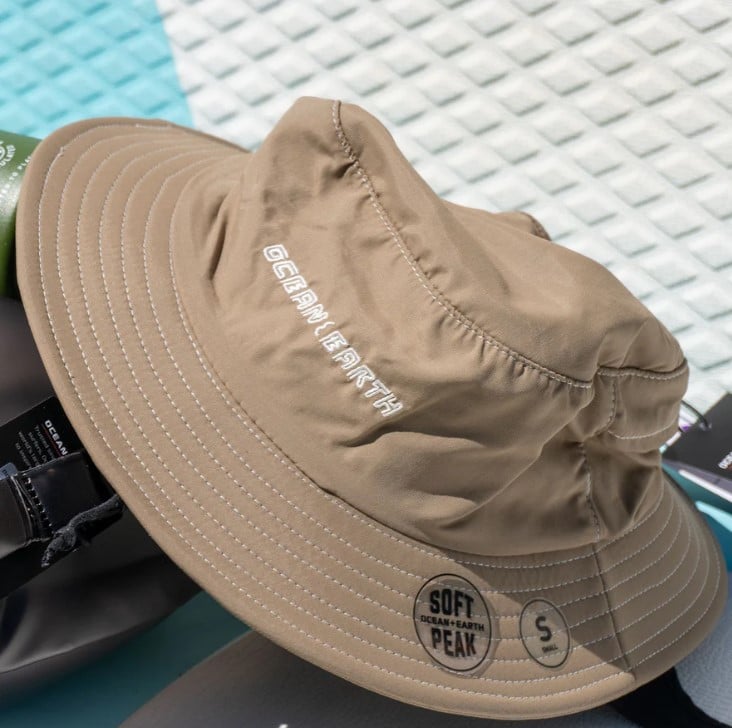 Ocean & Earth G-Land Soft Peak Hat - Stone