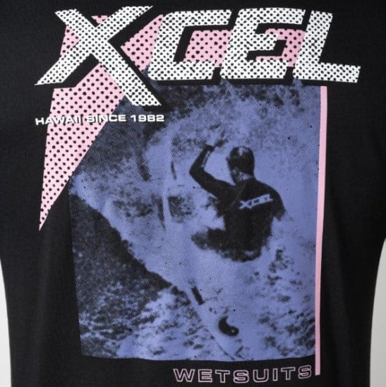 Xcel Throwback Men's Long Sleeve Tee - Black
