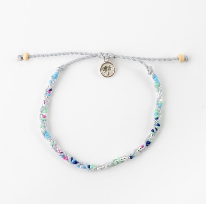Pineapple Island Nice Beaded Bracelet - Grey