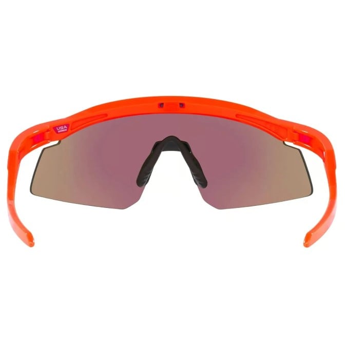 Oakley Hydra Sunglasses - Neon Orange/ Prizm Sapphire