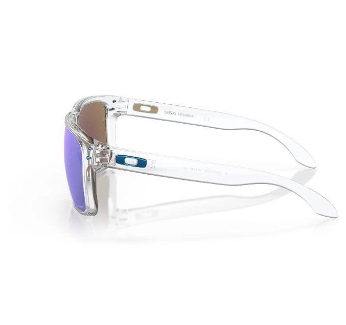 Oakley Holbrook XL Sunglasses - Polished Clear/Prizm Sapphire Polarized