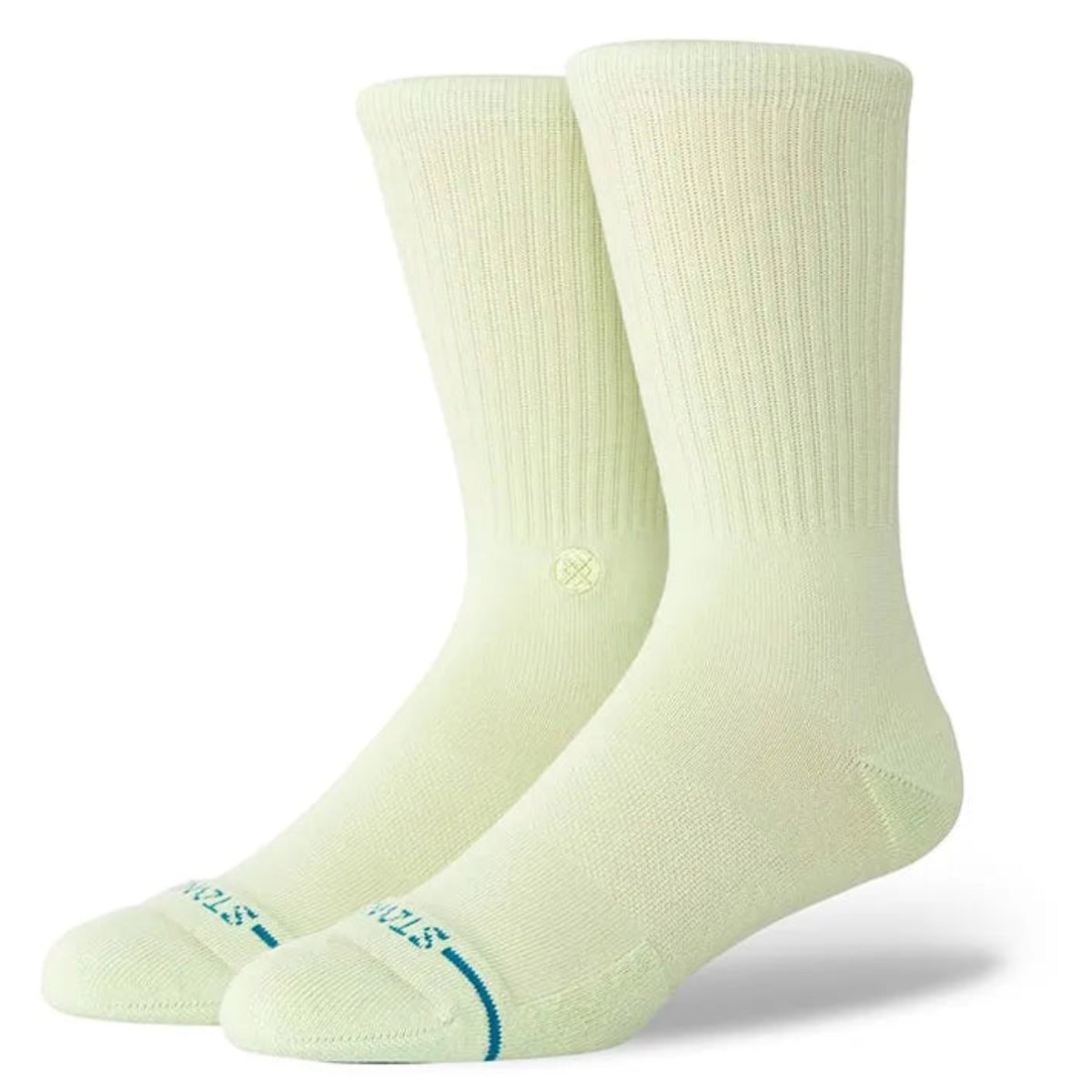 Stance Socks Icon Crew Socks - Greensand