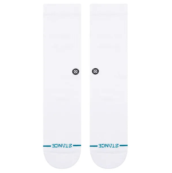 Stance Socks Icon Crew - White/Black