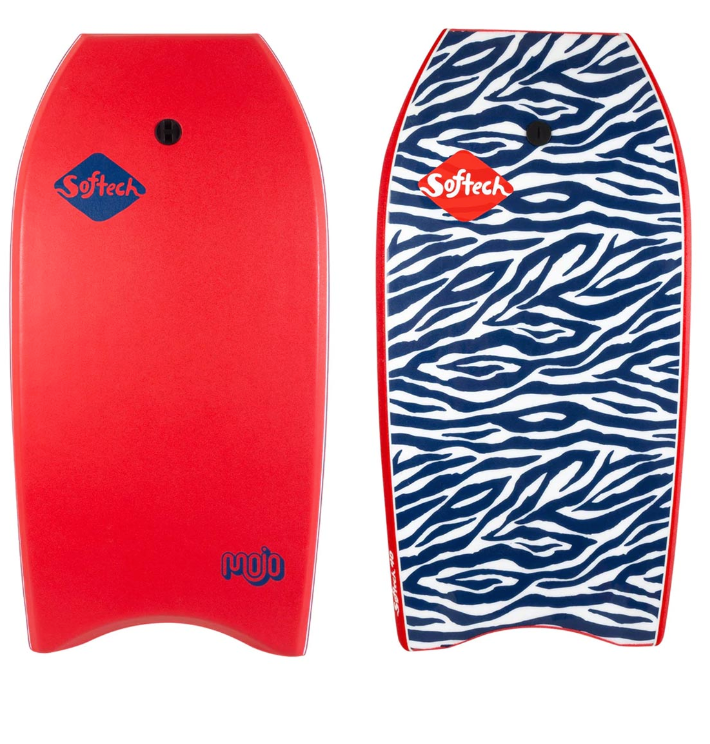 Softech Mojo 38 Inch Bodyboard - Red Zebra