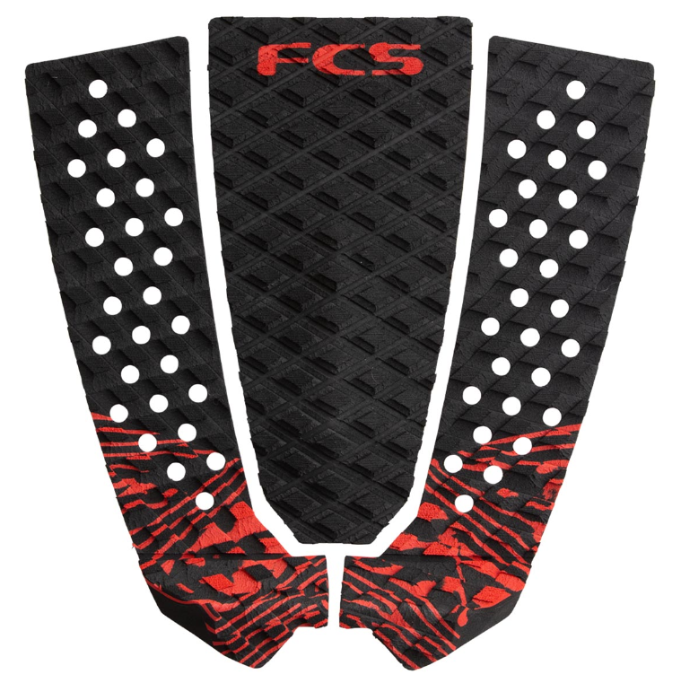 FCS Toledo 3 Piece Deck Pad - Grom Blood
