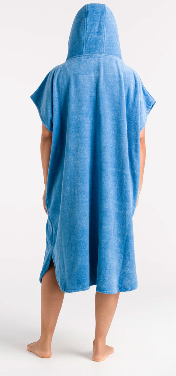 Robie Robes Original Short Sleeve Changing Towel - Cornflower Blue