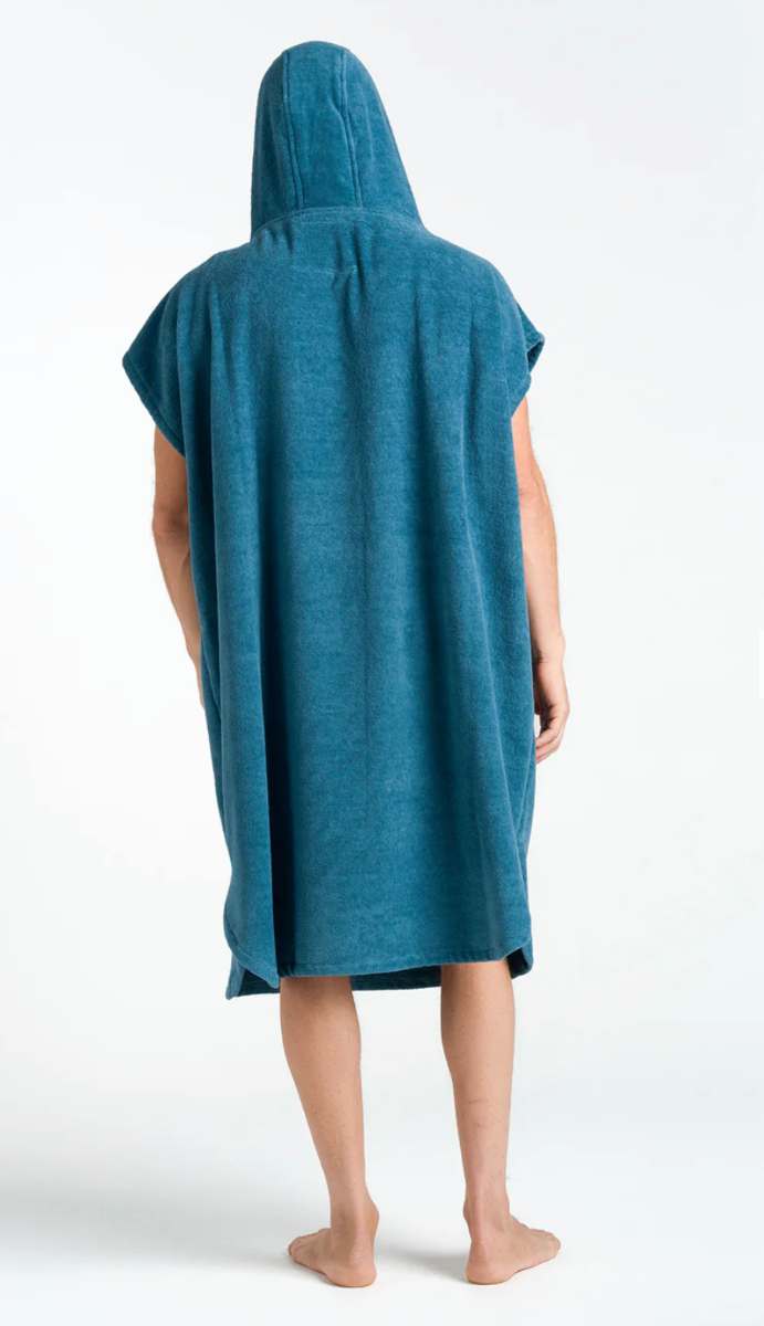 Robie Robes Original Short Sleeve Changing Towel - Petrol Blue