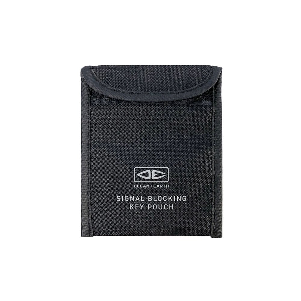 Ocean and Earth Signal Blocking Key Pouch for Keyless Car - Black
