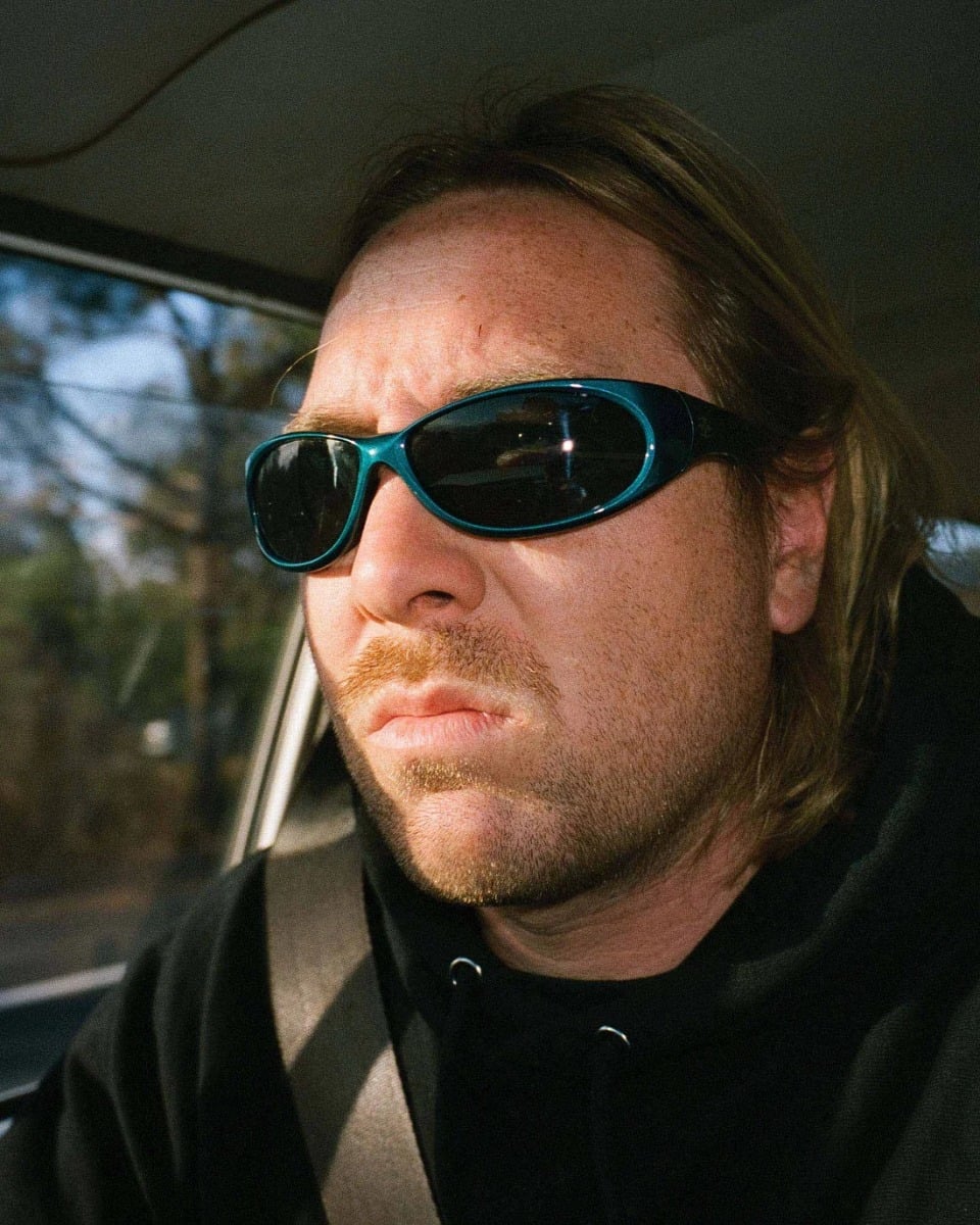 Ritual Vision Demon Speed Sunglasses - Metallic Blue / Grey