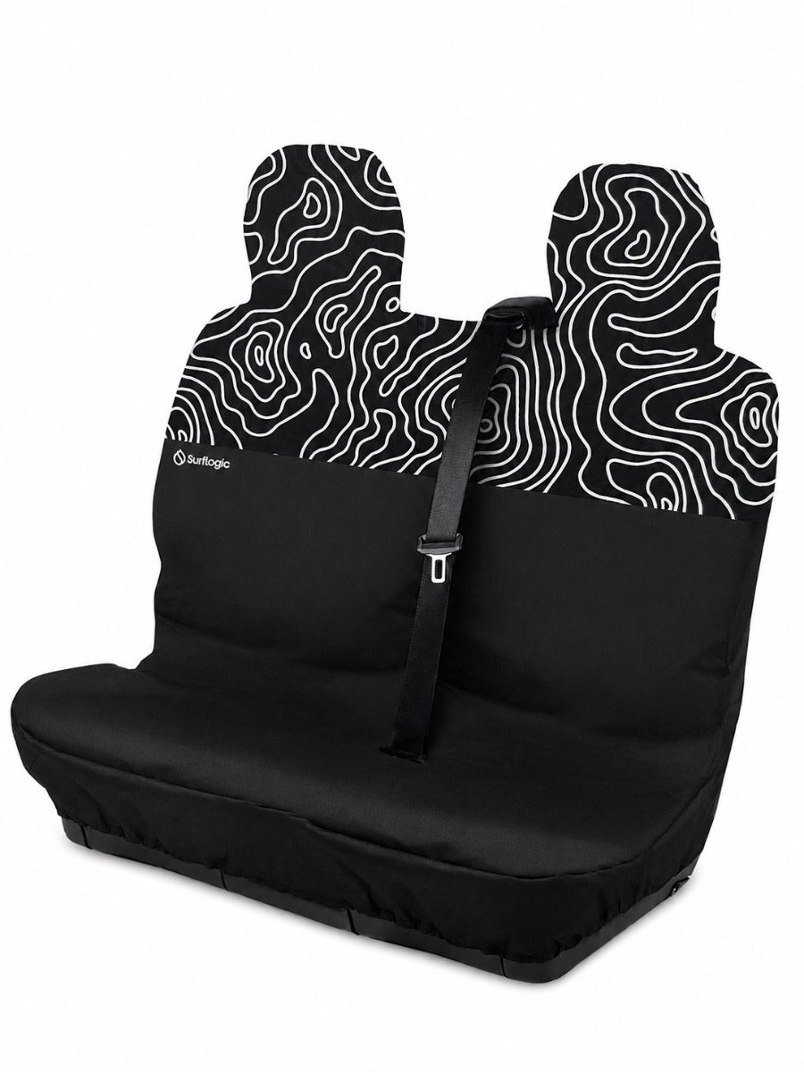 Surflogic Double Car Seat Cover - Isobars