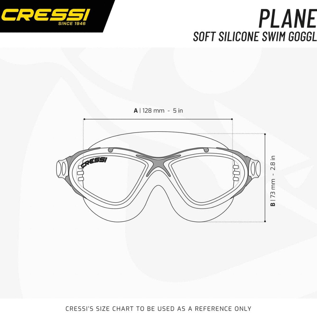 Lunettes de natation Cressi Planet - Clear / Blue