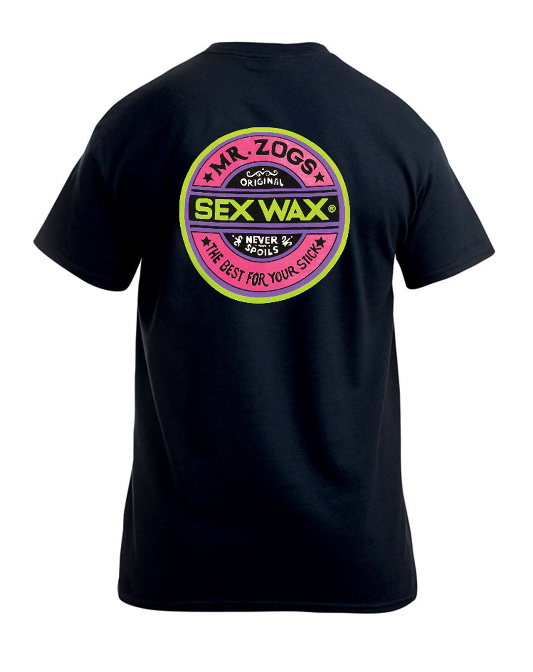 Sex Wax Fluro Tee Shirt - Black