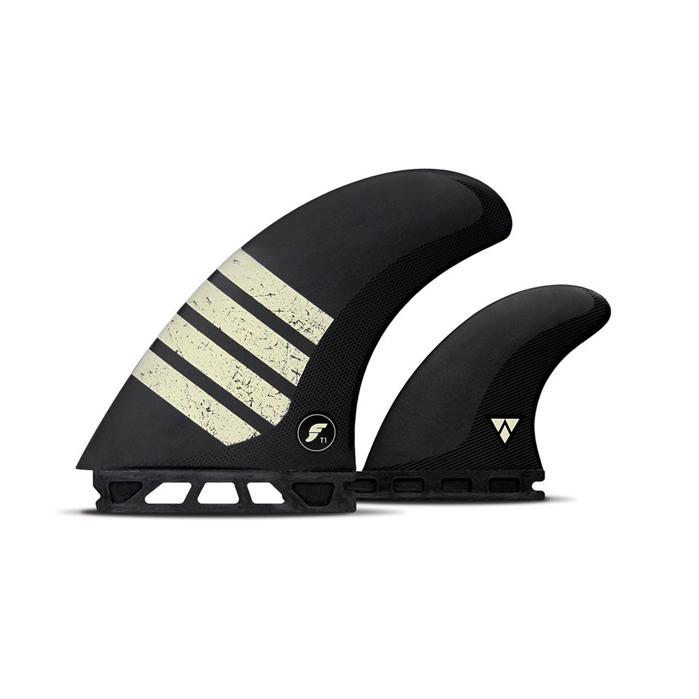 Futures T1 Alpha Twin Fin + Trailer - Tan