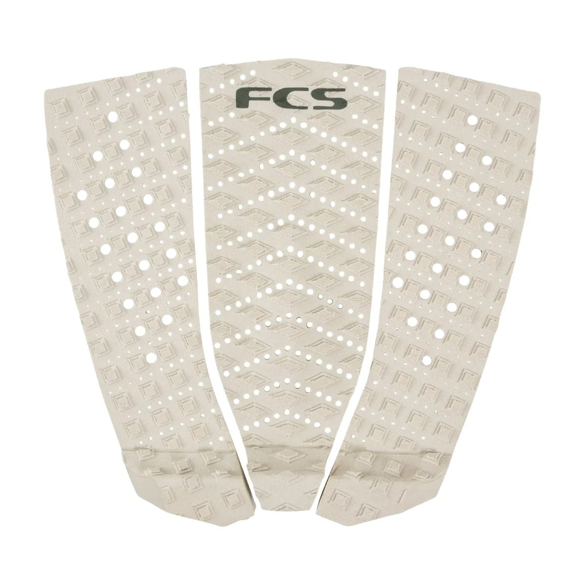 FCS T-3W Eco Traction Pad in Warm Grey/Alpine