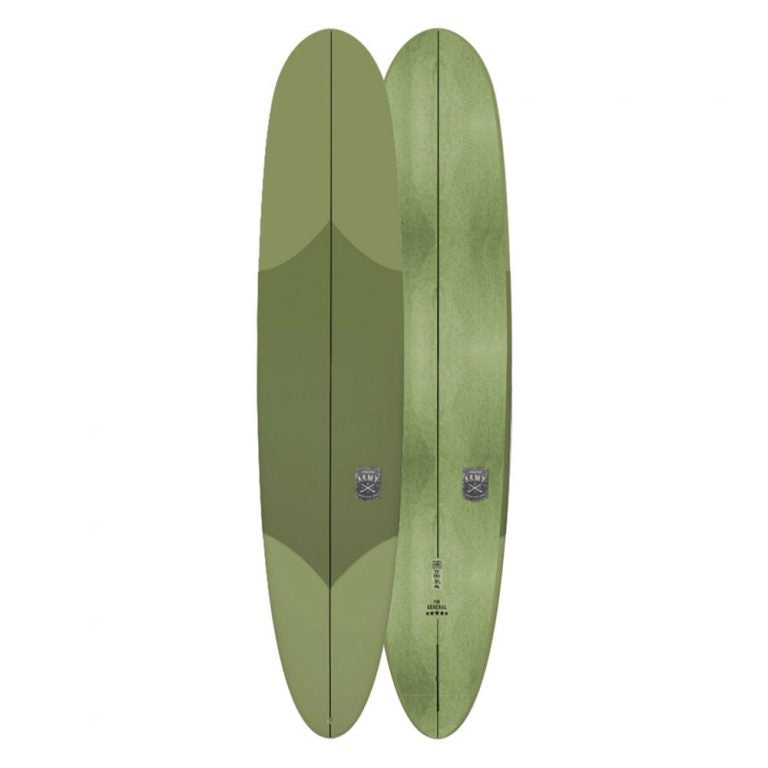 Ocean and Earth The General Epoxy Soft 8'0" Longboard - Olive - Full View