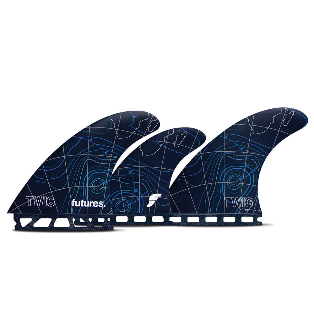 Future Fins Twiggy 5 Fins - Large - Full View