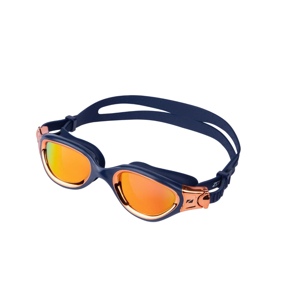 ZONE3 Venator-X Swim Goggles with Polarised Lens in Navy/Copper