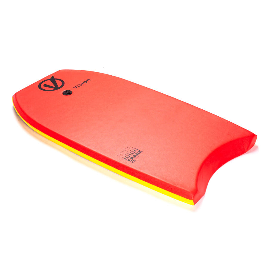 Vision Spark 36" Bodyboard 2021 - Red/Yellow - Full View