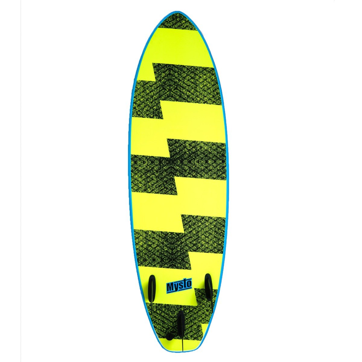 Vision VCT Mysto 7'0" Softboard - Cyan/Flash Green - Bottom