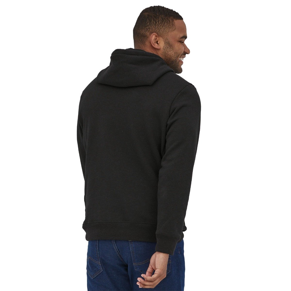 Patagonia Line Logo Ridge Men's Stripe Uprisal Hoody - Ink Black