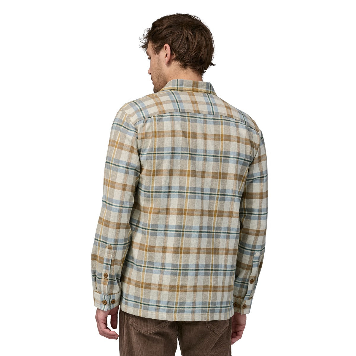 Patagonia Fjord Long-Sleeve Men's Flannel Shirt - Fields/Natural