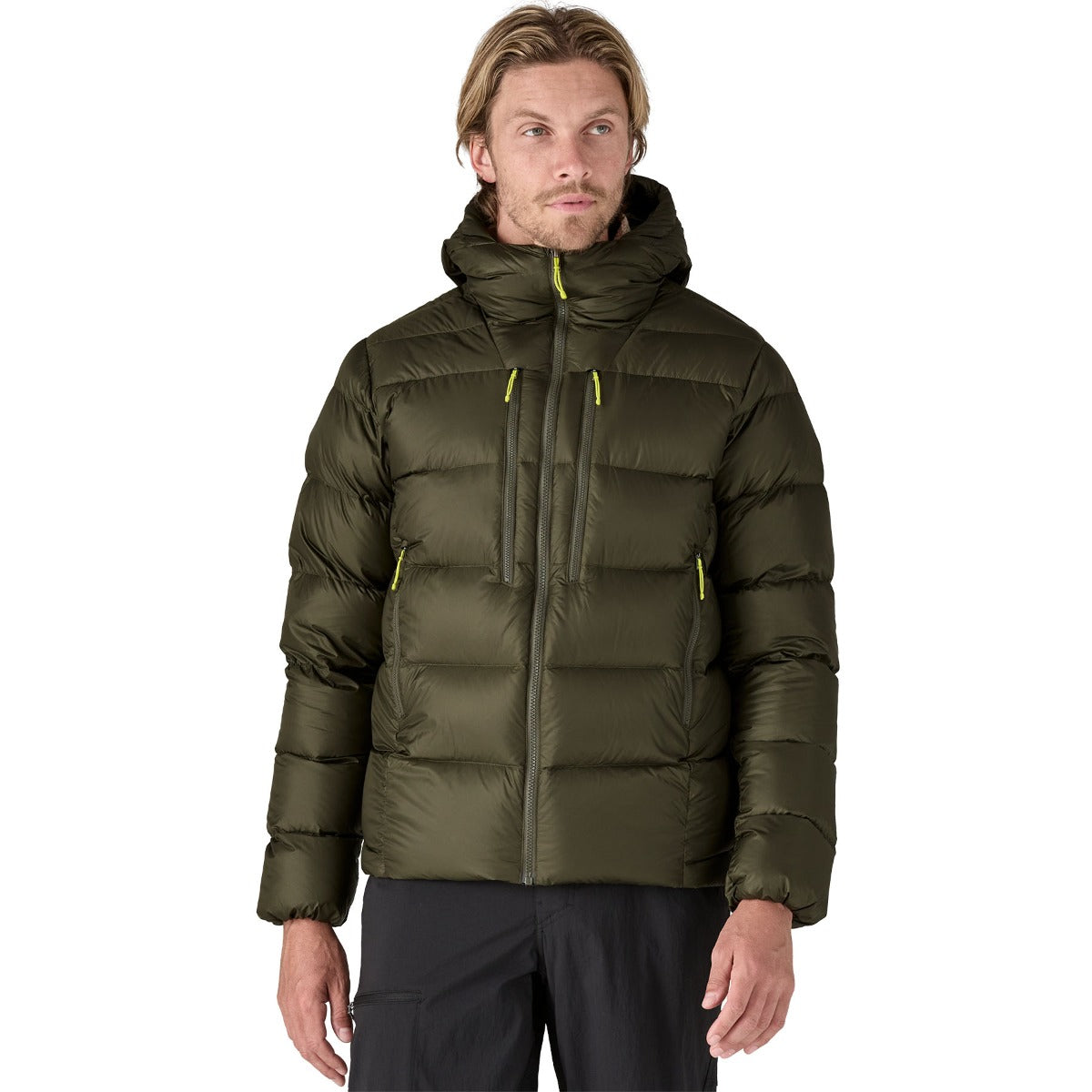 Patagonia Fitz Roy Men's Down Hoody - Pine Needle Green