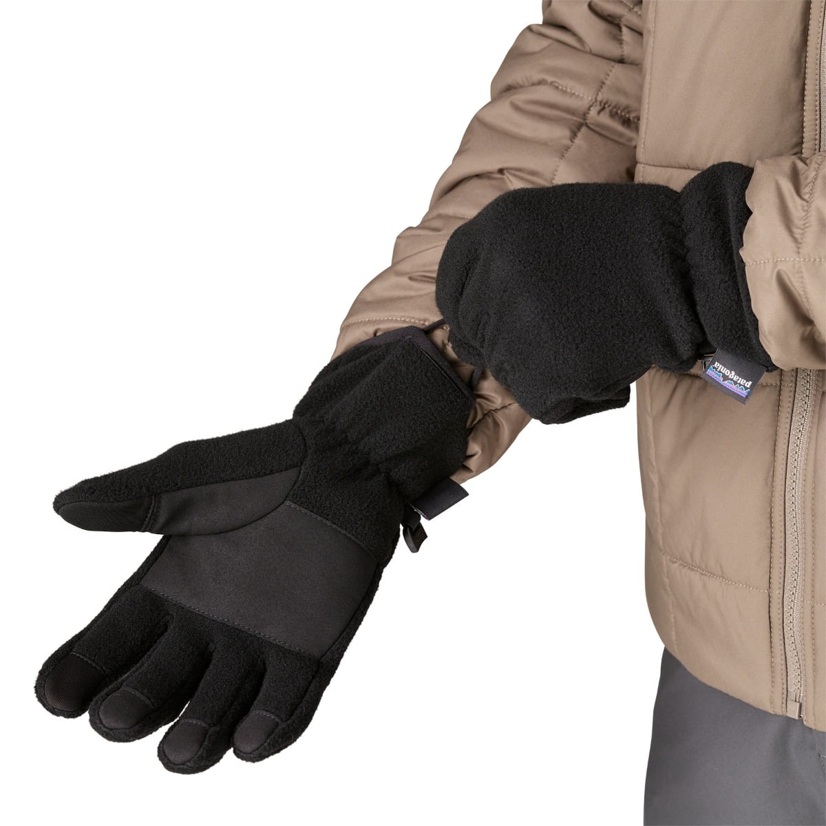 Patagonia Synch Fleece Gloves - Black Solid